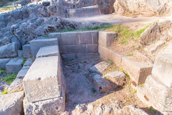 Saqsaywaman の考古学的な公園 — ストック写真