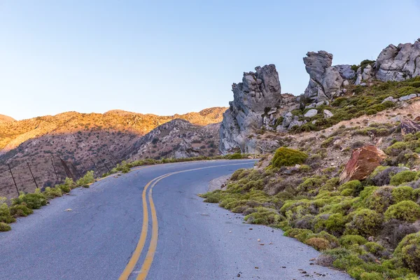 Road around fortress in Rethymno — Stock Photo, Image