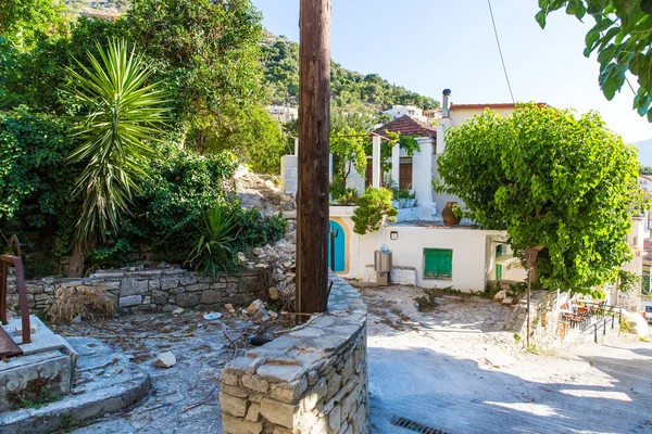 Dorp in Kreta — Stockfoto