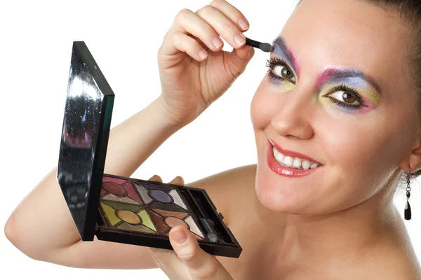 Woman with makeup — Stock Photo, Image