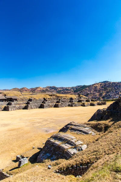 Inca muur in peru — Stockfoto