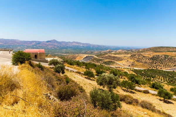 Piccolo villaggio cretan — Foto Stock