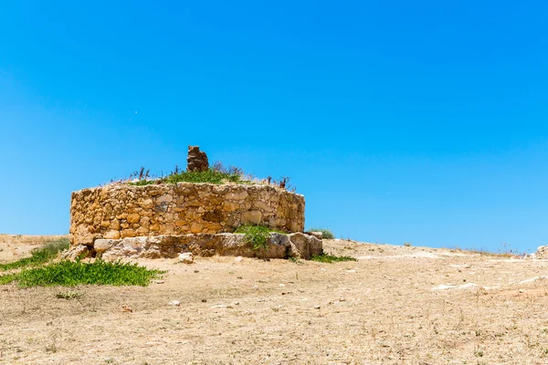 Ruins of town in Rethymno — Stock Photo, Image