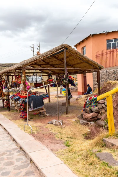 Mercado de lembranças em Peru — Fotografia de Stock