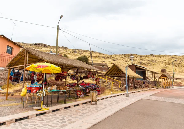 Pasar souvenir di Peru — Stok Foto
