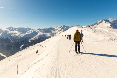 Ski resort Bad Gastein in Austria clipart