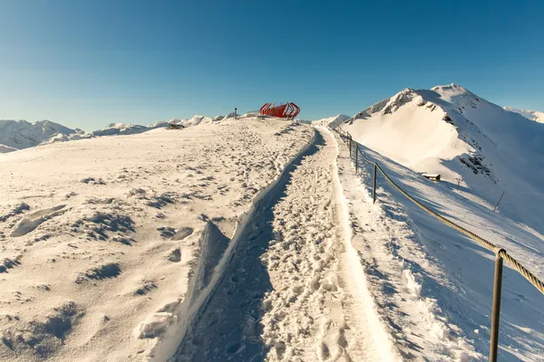 Ski Resort bad gastein, salzburg, Avusturya Alplerinde arazi — Stok fotoğraf