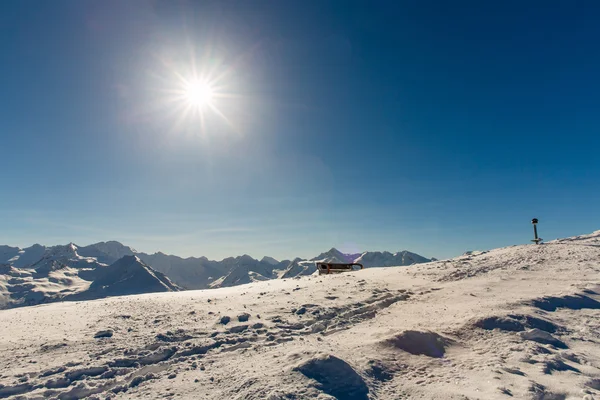 Skigebiet Bad gastein, Land Salzburg, Österreichische Alpen — Stockfoto