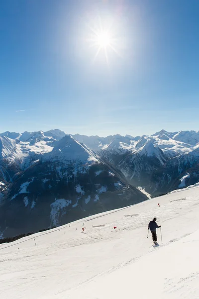 Estância de esqui Bad Gastein nas montanhas, Áustria — Fotografia de Stock