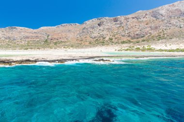 balos beach lagün su