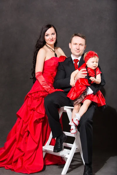 Familia feliz — Foto de Stock