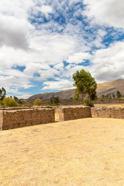 Ruine des Tempels von Wiracocha in Peru — Stockfoto