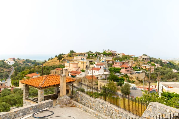 Pequena aldeia Kavros em Creta — Fotografia de Stock