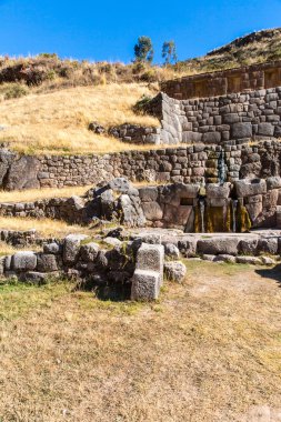 tambomachay - Peru'da cuzco yakınında arkeolojik sitesi