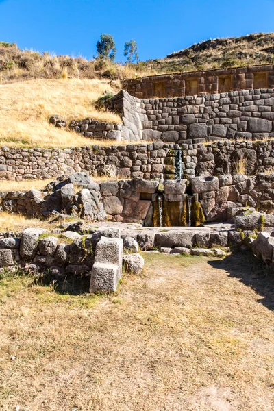 Sítio arqueológico de Tambomachay no Peru, perto de Cuzco — Fotografia de Stock