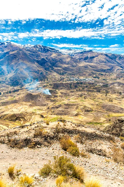 Colca kanion, peru, Ameryka Południowa — Zdjęcie stockowe