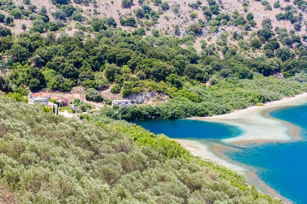 Freshwater lake in village Kavros in Crete island, Greece — Stock Photo, Image