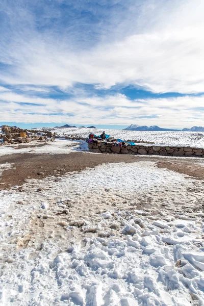 The Andes, Road Cusco- Puno, Peru,South America — Stock Photo, Image