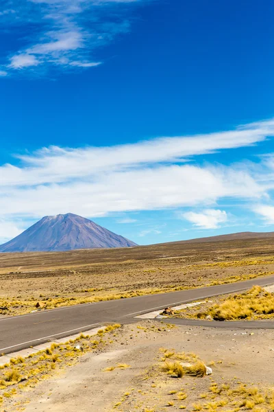 V Andách, silniční cusco-puno, peru, Jižní Amerika — Stock fotografie