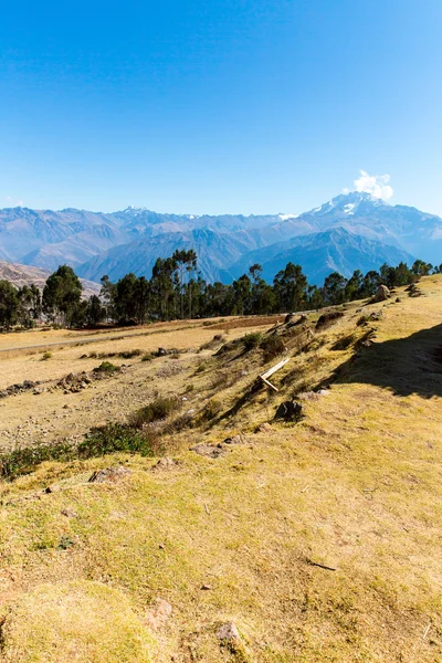 Ollantaytambo, Peru, Inca ruins and archaeological site in Urubamba, South America — Stock Photo, Image