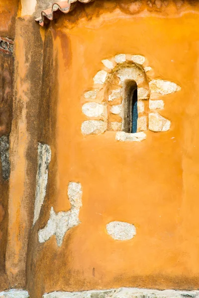 Small cretan village Kavros in Crete  island, Greece. Travel Background — Stock Photo, Image