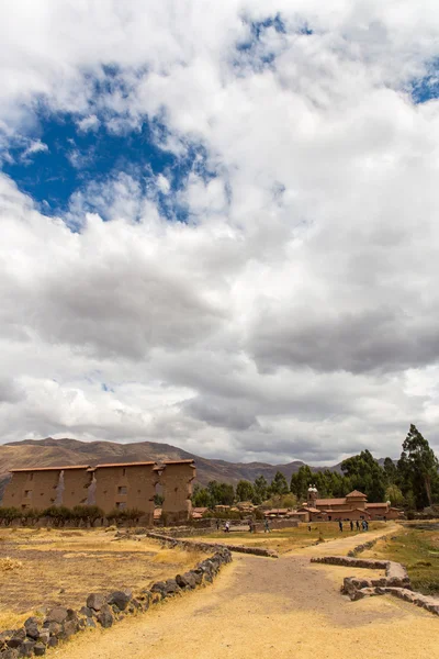 Ruine des Tempels von Wiracocha — Stockfoto