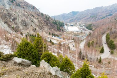 Almatı, Kazakistan, Asya medeo Stadyumu.