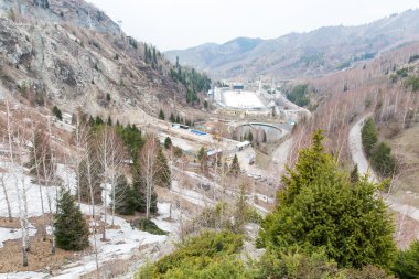 Almatı, Kazakistan, Asya medeo Stadyumu.