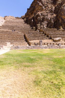 Peru, harabeler ollantaytambo-Inca