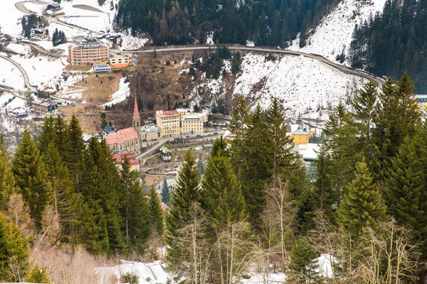 Ski resort města bad Gasteinu, Rakousko, land salzburg — Stock fotografie