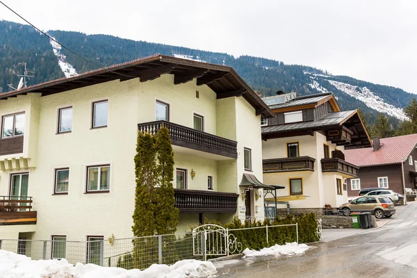 Ski resort města bad Gasteinu, Rakousko, land salzburg — Stock fotografie