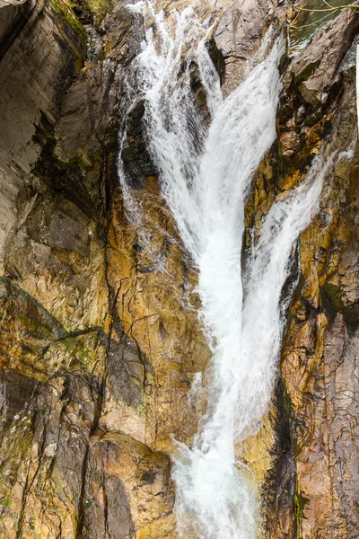 Skigebied stad — Stockfoto