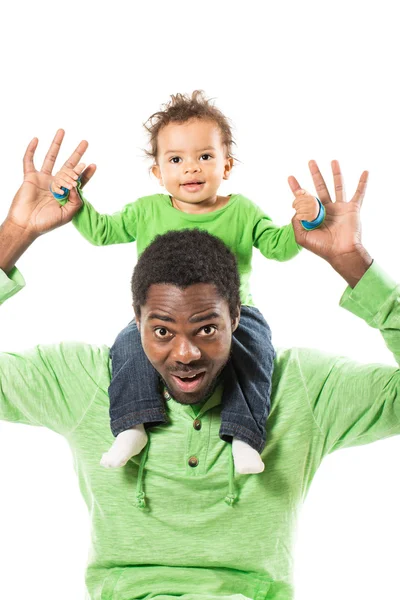 Happy father and baby boy — Stock Photo, Image