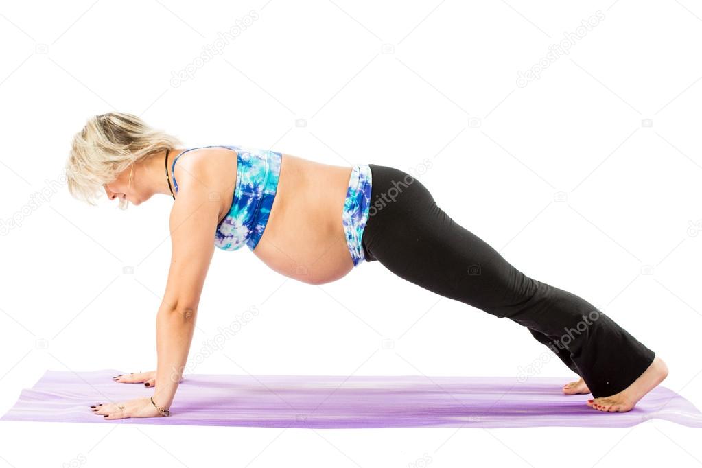 Mujer Atlética De Fitness Hermosa Mujer Embarazada En Ropa