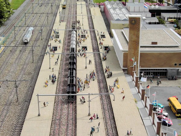 minyatür tren istasyonu Hollanda