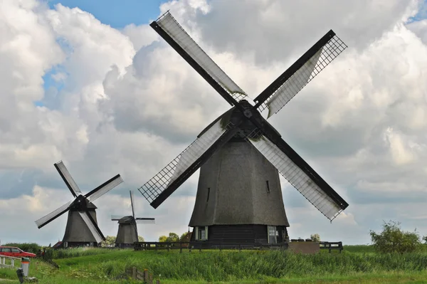 Hollanda 'daki Mills. — Stok fotoğraf