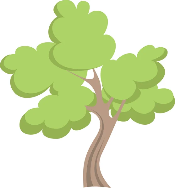 A big summer tree — Stock Vector