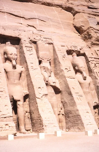 埃及阿布辛拜尔神庙 — 图库照片