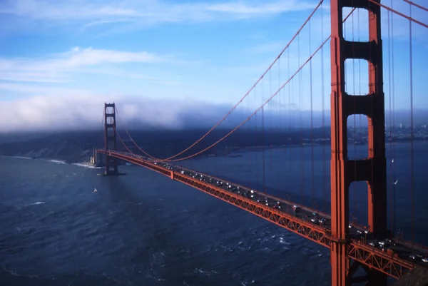 Σαν Φρανσίσκο περιοχή του κόλπου με χρυσή γέφυρα πυλών Royalty Free Εικόνες Αρχείου