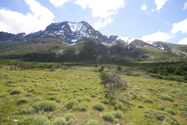 W Trek na Torres Del Paine Park — Zdjęcie stockowe