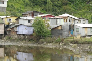 Şili, Chiloe Adası 'ndaki Castro.