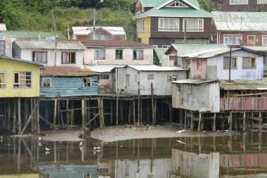 Şili, Chiloe Adası 'ndaki Castro.