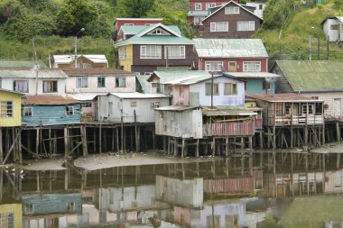 Şili, Chiloe Adası 'ndaki Castro.