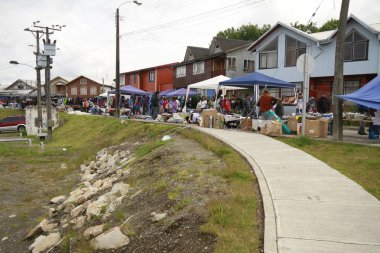 Chiloe Şili - feria artesenal