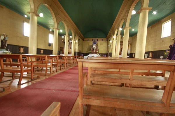 Chiloé Chile - Iglesia de madera —  Fotos de Stock