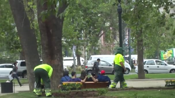 Scènes de rue de Santiago — Video