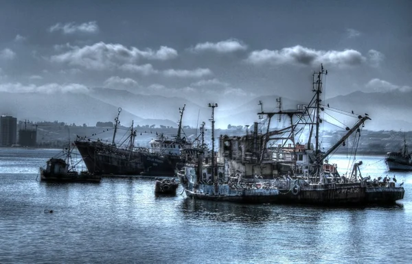 Harbour at Coquimbo Chilehar — Stock Photo, Image