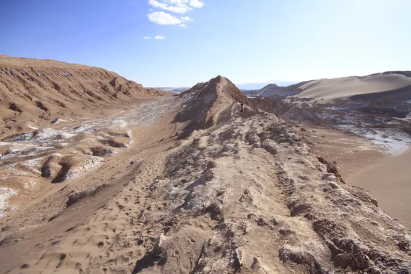 Valle del luna - valley of the moon, in atacama, chile — Stock Photo, Image