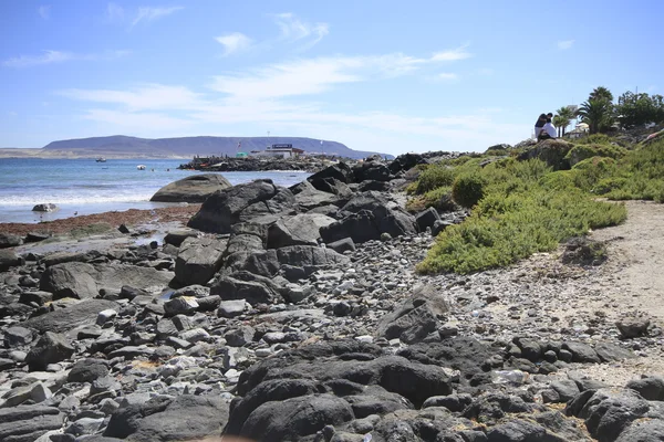Beaches and harbour near Bahia Inglesia, Caldera, Chile — Stock Photo, Image