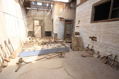 Santa Laura Humberstone güherçile işleme tesisi, Iquique, Şili